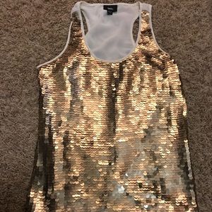 Sequined sparkly top for New Years